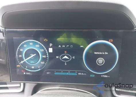 2024 Hyundai Elantra Hybrid Blue from USA, damaged, VIN KMHLM4DJ8RU103700